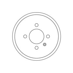 Tambour de frein TRW DB4259 pour VW LUPO, JETTA OE 6X0609617 TRW