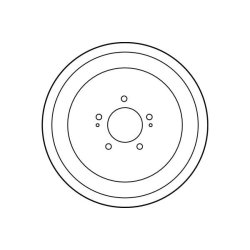 Tambour de frein TRW DB4261 pour HYUNDAI, JAC OE 58329-4AA00 TRW