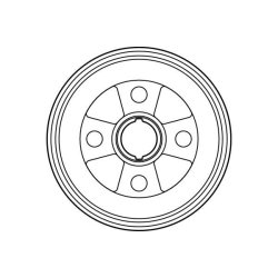 Tambour de frein TRW DB4265 pour TOYOTA STARLET OE 42043-19035 TRW