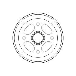 Brake Drum TRW DB4268 OE Ref 4351184000