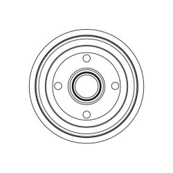 Tambour de frein TRW DB4276 pour FORD OE 96FB-1113-BB TRW