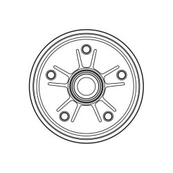 Tambour de frein TRW DB4280 pour RENAULT MASTER OE 5000388426 TRW