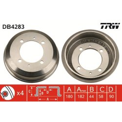 Brake Drum TRW DB4283 OE Ref 58411-22000