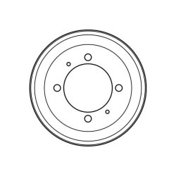 Tambour de frein TRW DB4283 pour HYUNDAI ACCENT OE 58411-22010 TRW