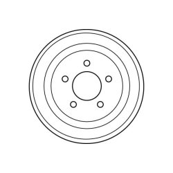 Tambour de frein TRW DB4287 pour CHRYSLER, DODGE, PLYMOUTH OE 4877263AD TRW