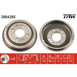 Brake Drum TRW DB4295 OE Ref 5923606