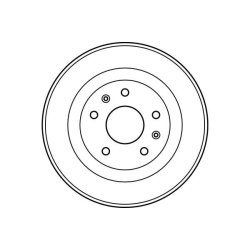 Tambour de frein TRW DB4297 pour LAND ROVER FREELANDER OE HRC2712 TRW