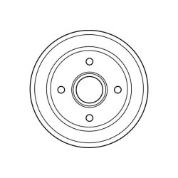 Tambour de frein TRW DB4304 pour VAUXHALL, SUZUKI OE 9208531 TRW