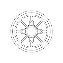 Tambour de frein TRW DB4310 pour CITROËN, PEUGEOT C2, C3, 1007 OE 424746 TRW