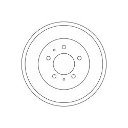 Tambour de frein TRW DB4313 pour MITSUBISHI, SOUEAST OE MB193595 TRW