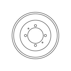 Tambour de frein TRW DB4318 pour MITSUBISHI SPACE OE MB895244 TRW
