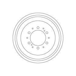 Tambour de frein TRW DB4324 pour TOYOTA LAND OE 42431-60120 TRW