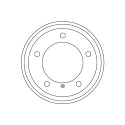 Tambour de frein TRW DB4326 pour RENAULT MASTER OE 5000385526 TRW