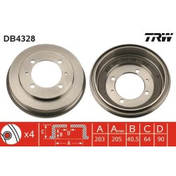 Brake Drum TRW DB4328 OE Ref MR205575