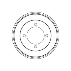 Tambour de frein TRW DB4328 pour MITSUBISHI CARISMA, SPACE OE MR205575 TRW