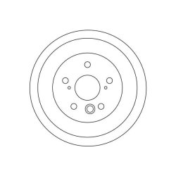 Tambour de frein TRW DB4330 pour TOYOTA GAIA, NADIA, PICNIC OE 42431-44010 TRW
