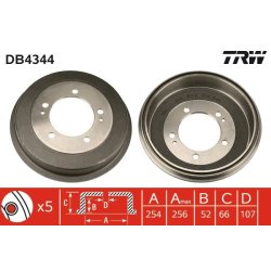 Brake Drum TRW DB4344 OE Ref 42431-87602
