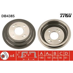 Brake Drum TRW DB4385 OE Ref 42610-SAA-Q00