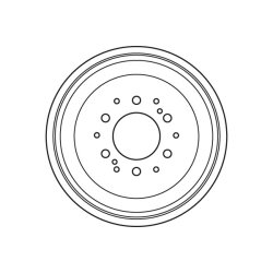 Tambour de frein TRW DB4389 pour TOYOTA HILUX OE 42431-35170 TRW