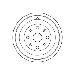 TRW Tambour de frein DB4393 pour CITROEN, PEUGEOT NEMO, BIPPER OE 424754 TRW
