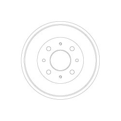 Tambour de frein TRW DB4396 pour LADA PRIORA OE 11183502070 TRW