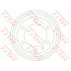 Brake Drum TRW DB4397 OE Ref 801437