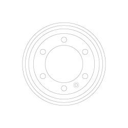 Tambour de frein TRW DB4397 pour CARBODIES, LTI FX, TX OE 801437 TRW