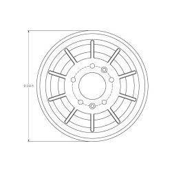 Brake Drum TRW DB4405 OE Ref 4247 56
