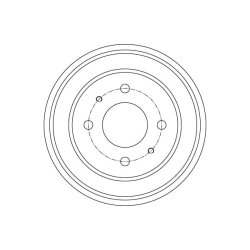 Tambour de frein TRW DB4409 pour HYUNDAI ATOS OE 58411-02501 TRW