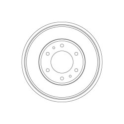 Brake Drum TRW DB4423 OE Ref 4615A127