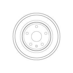 Brake Drum TRW DB4426 OE Ref 95526657