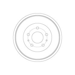 Brake Drum TRW DB4427 OE Ref 1781451