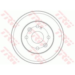 Tambour de frein TRW DB4429 pour MAZDA 2 OE DF71-26-251 TRW