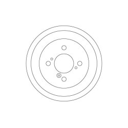 Tambour de frein TRW DB4476 pour SUZUKI SWIFT OE 43511-68L00