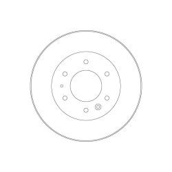 Brake Drum TRW DB4545 OE Ref 3865373