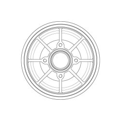 Brake Drum TRW DB4546MR OE Ref 4247 50