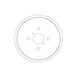 Brake Drum TRW DB4551 OE Ref 42431-0D030