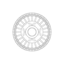 Brake Drum TRW DB4557MR OE Ref A 415 423 01 01