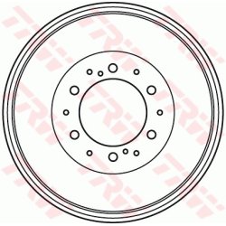 Tambour de frein TRW DB7036 pour TOYOTA FORTUNER, HILUX OE 42431-0K250 TRW