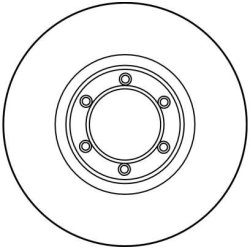 Disque de frein TRW DF1002 pour VAUXHALL, RENAULT OE 4403283 TRW