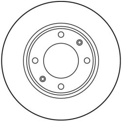 Disque de frein TRW DF1221 pour CITROEN, LIFAN, MAPLE (SMA), MEGA et plus encore... TRW