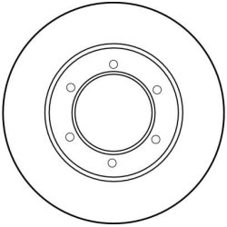 Disque de frein TRW DF1418 pour GREAT WALL, TOYOTA, VW OE 43512-35190 TRW