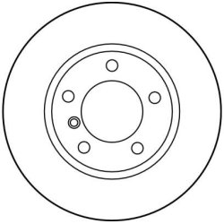Brake Disc TRW DF1538 OE Ref 1160674
