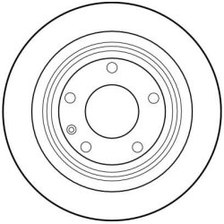 Disque de frein TRW DF1590 pour BMW Série 7, référence OE 34211163138 TRW