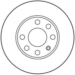 Brake Disc TRW DF1608 OE Ref 569030