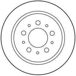 Disque de frein TRW DF1695 pour VOLVO OE 13592902 TRW