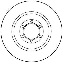 Disque de frein TRW DF1707 pour ALFA ROMEO OE 0060526121 TRW