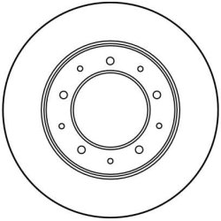 Brake Disc TRW DF1802 OE Ref FTC1381