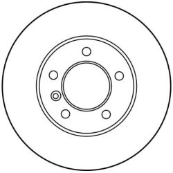 Disque de frein TRW DF1804 pour DAIMLER, JAGUAR DAIMLER, XJ OE JLM1826 TRW