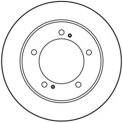 Disque de frein TRW DF1953 pour HOLDEN, SANTANA, SUZUKI OE 5521180000000 TRW